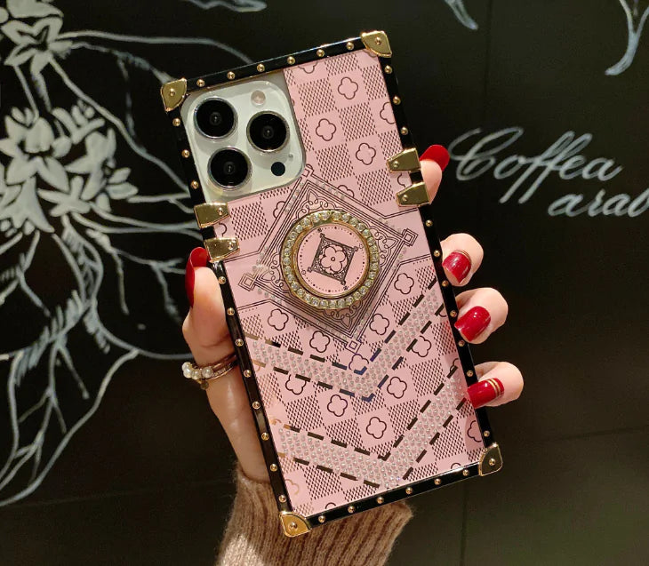 Luxury Flower Glitter Diamond Phone Case for iPhone