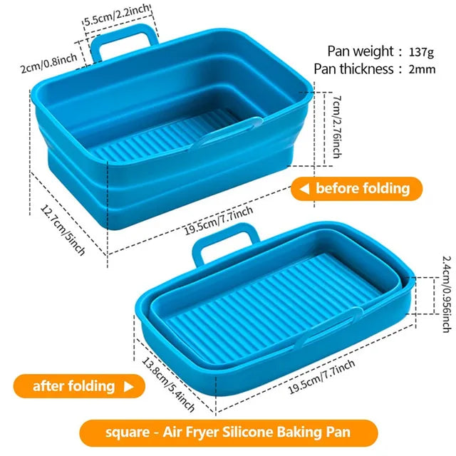 Rectangular Air Fryer Baking Pan